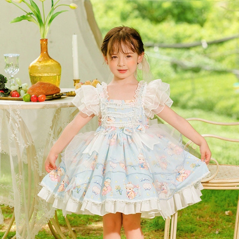 Y2K Princess Skirt Summer Dress with Short Sleeves