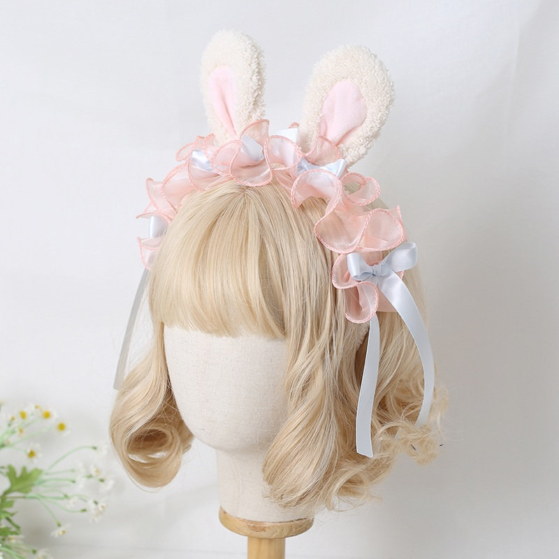 Y2K Rabbit Ears Lolita Headdress