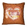 Y2K Reversible Sequin Pumpkin Spice Pillow Case