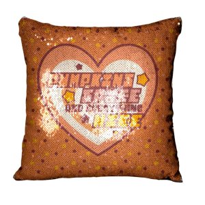 Y2K Reversible Sequin Pumpkin Spice Pillow Case