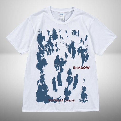 Y2K Shadow Figures Graphic Print T-Shirt