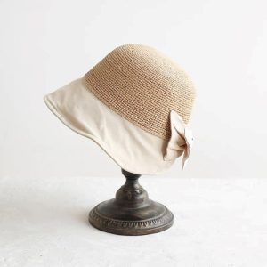 Y2K Shining Hand Woven Raffia Straw Hat