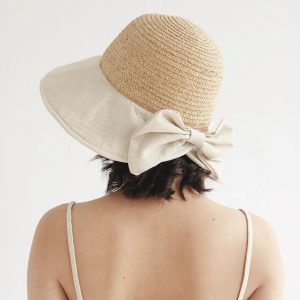 Y2K Shining Hand Woven Raffia Straw Hat