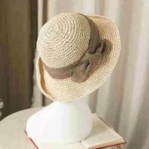 Y2K Shining Handmade Plaited Straw Hat for Women