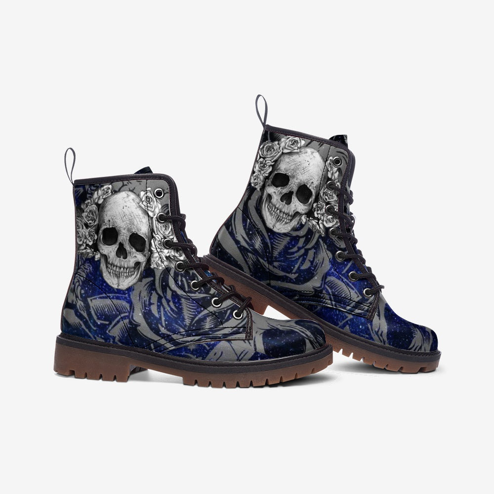 Y2K Sugar Skull Punk Gothic Boots