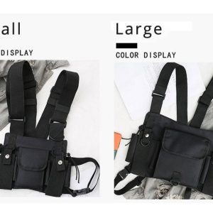 Y2K Unisex Handmade Chest Tactical Bag