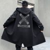 Y2K Unisex Windstopper Long Coat Jacket - Hip-Hop, Goth, Punk, Rock Style