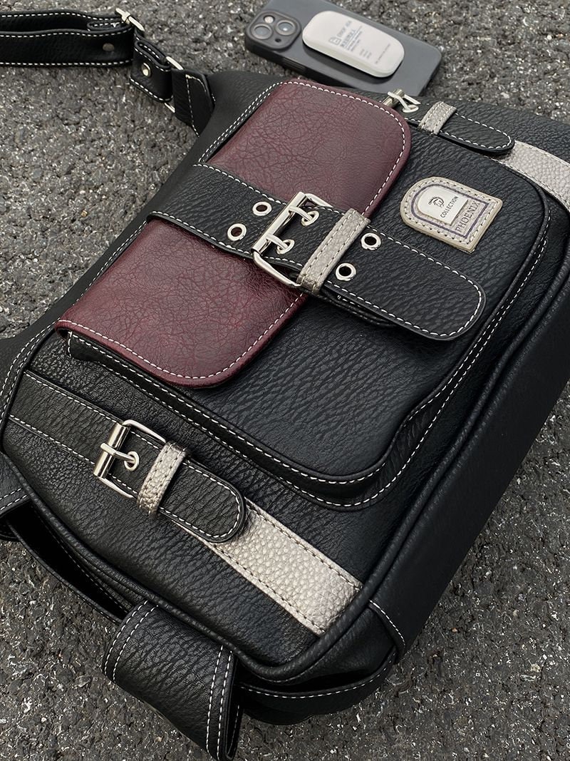 Y2K Vintage PU Leather Shoulder Bag - High Quality Harajuku Handbag