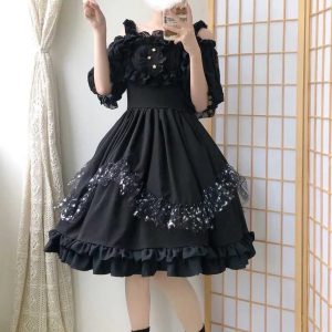 Y2K White Lolita Cosplay Dress - Sleeveless Fairy Fashion