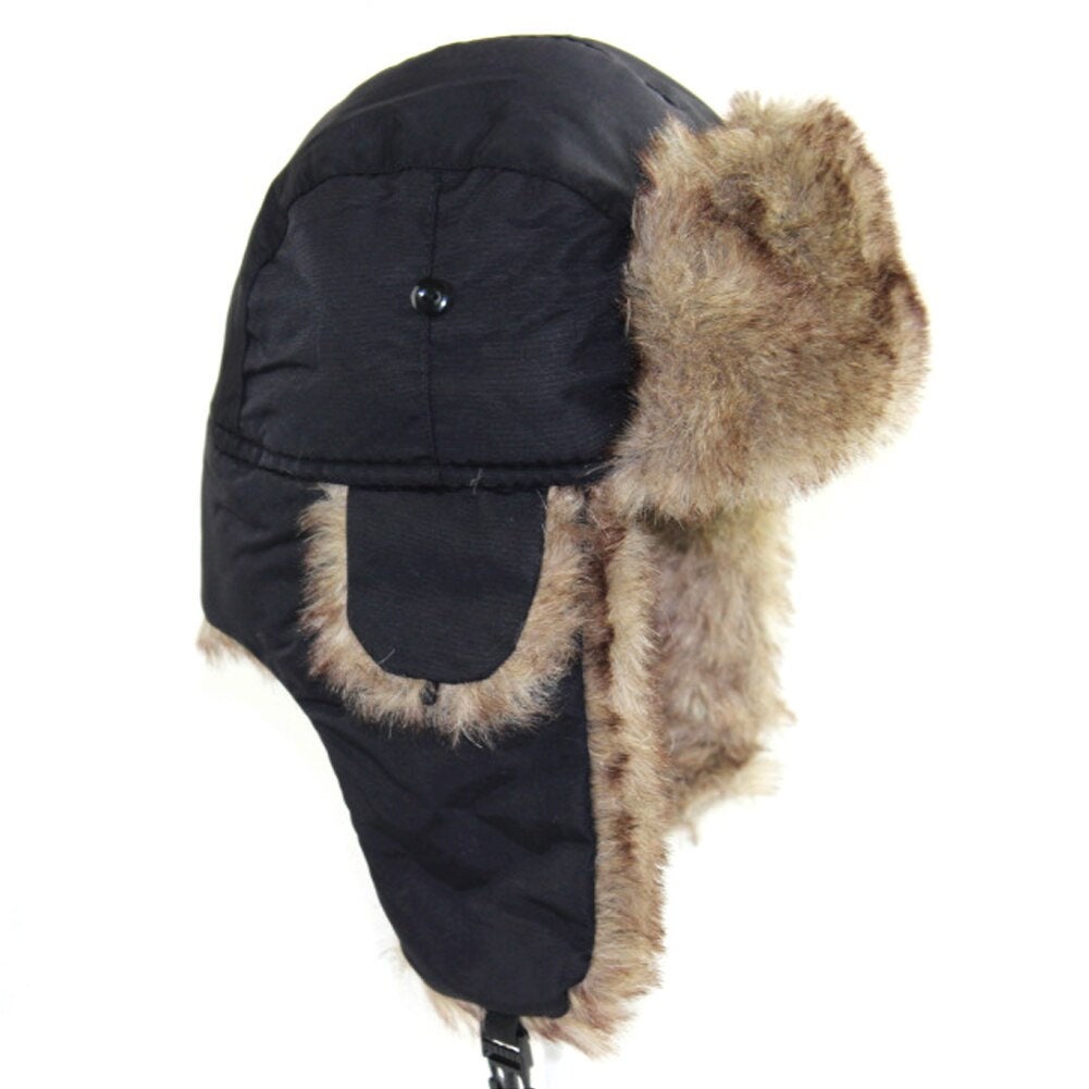 Y2K Winter Trapper Hat - Cold-proof, Warm, Faux Fur, Ski Cap