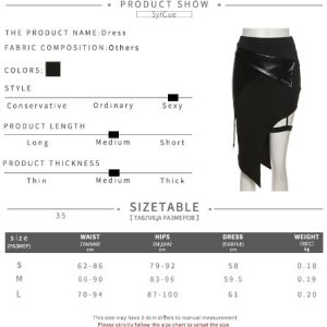 Y2K Women's Irregular Cargo Skirt - Streetwear Gothic Harajuku