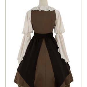 Y2K Women's Lolita Dress - Autumn/Winter Harajuku Fluffy Dress