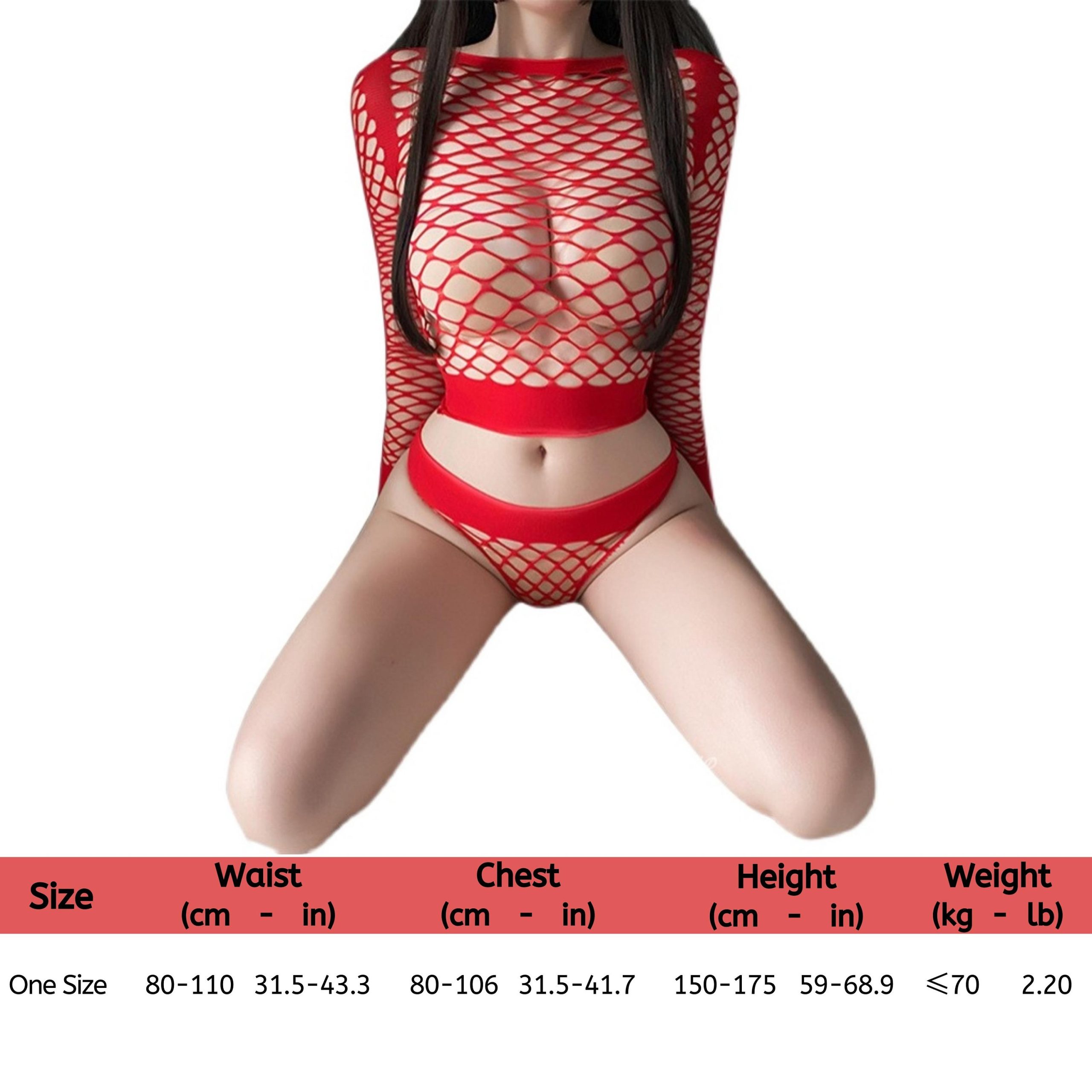 Y2K Women's Mesh Lingerie Set, Fishnet Bodysuit Nightwear